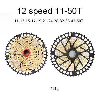 SUNSHINE Integrated Ultralight HG Cassette for Mountain Bike 11/12 Speed 11-46T 50T for Shimano HG
