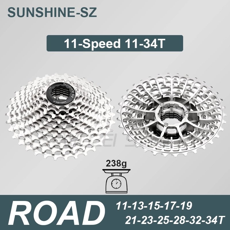SUNSHINE-SZ HG Road Bike Cassette 11/12 Speed Hollow Ultralight